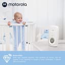 Motorola Nursery AM21 Audio Baby Monitor - Monitor Digitale con Tecnologia DECT per Monitoraggio Audio - Lungo Raggio - Microfono ad Alta Sensibilità - Bianco - 6