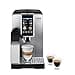 De'Longhi Dinamica Plus ECAM380.85.SB, Automatic Coffee Bean Machine, Fully Automatic Coffee Machine with LatteCrema Hot, Bean-to-Cup Coffee Machine with 24 Recipes, TFT 3.5 Inches, Silver/Black - 1