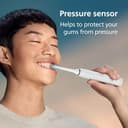 Philips Sonicare DiamondClean Series 9000 Electric Toothbrush - Sonic Brush, Cleaner Teeth and Gums, 1 X C3 Premium Plaque Control Brush Head (Model HX9911/63), White - 4