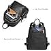 Kattee Genuine Leather Backpack for Women Multifunctional Elegant Daypack Soft Leather Shoulder Bag for Shopping Tours, black, Retro - 6