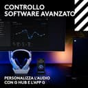 Logitech G Astro A50, cuffia con microfono gaming wireless LIGHTSPEED + base (Gen 5), PRO-G GRAPHENE, passaggio fra 3 sistemi, USB-C per Xbox, PS5, PC/Mac,Nintendo Switch, Switch 2, Bluetooth - Bianco - 9