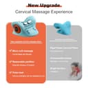 Nackenmassagegerät Elektrisch mit Wärme, 2026 Neu Kabelloses Massager, Shiatsu Massagegerät, Zervikales Nacken Rücken Massagegerät mit 3 Modi, 6 Einstellbare Frequenzen - 5