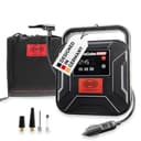 HEYNER® Kompressor mini I Tasche I 12V/120W Druckluft 10 bar/150PSI Digitales Manometer I LED Beleuchtung I elektrische Luftpumpe tragbarer Kompressor 10 bar Zigarettenanzünder Autoreifen - 1