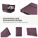 Laptop-Hülle für Lenovo ThinkPad X1 Carbon Gen 9 ThinkPad X1 Carbon Gen12/10/11/X1 Yoga Gen 6/7/8 Hülle 2023 All-Inclusive, sturzsichere Hülle 14 Zoll (35,6 cm), PU-Leder-Innentasche, Weinrot - 4