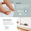 Babymoov Ergonomische Babymatratze Cosy'Lite 70x140cm - Optimaler Komfort und Halt für Wirbelsäule & Rundkopf - Schaumstoff mit hoher Dichte 10cm - Abnehmbarer Bezug - Öko-Tex zertifiziert - 6