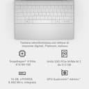 Dell XPS 13 9345 Copilot+ Portatile 13,4" FHD+ touch-screen, Snapdragon X Elite, Qualcomm Adreno, 16 GB Memoria, 512 GB SSD, Windows 11 Home, Tastiera retroilluminata con Copilot, italiano, Platinium - 12