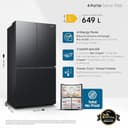 Samsung Frigorifero Quattro Porte AI RF59C70TEB1/ES, WiFi, Total No Frost, All Around Cooling, Motore Digital Inverter Garantito 20 Anni, 649 L, LxAxP: 91,2 x 177,9 x 72,3 cm, Antracite - 2