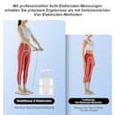 Körperfettwaage Digital Personenwaage Bluetooth mit 8 Elektroden Ganzkörperanalyse Waage mit APP und Handsensoren Smart Körperwaage für 18 Körperdaten Analysiert, BMI, Gewicht, Muskelmasse - 3