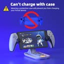 HEATFUN PS Portal Charging Dock Station - 3-in-1 Charger for Playstation 5 Portal & Dual PS5 Controllers, RGB Light Accessories Stand - White Display Base with Type-C Cable for Gaming Setup - 9