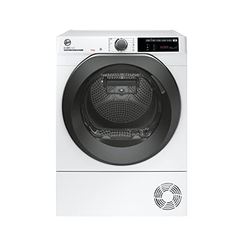 Hoover H-DRY 500 Asciugatrice 9 Kg a Pompa di Calore Inverter, Wi-Fi + Bluetooth, Active Dry, Motore Eco-Power, 15+1 Programmi, Classe C, 85x59,6x60,4 cm (AxLxP), Bianco, NDE H9A3TCBEXS-S