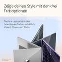 Microsoft Surface Laptop | Copilot+ PC | 13” LCD Touchscreen | Snapdragon® X Plus | 16GB RAM | 256GB Speicher | Neuestes Modell | Platin - 5