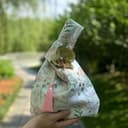 HIMKI Brautbeutel Klassische Hochzeit Handtasche mit Blumen Goldener Faden Jacquard Quaste Brauthandtasche Satin Hochzeit Handgelenk Tasche Elegante Geschenktasche für Hochzeit und Party (Blau) - 9