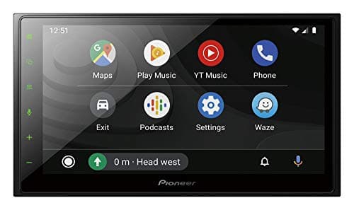 Pioneer SPH-DA250DAB-CAM Radio digitale 2 DIN, touchscreen da 6,8", Bluetooth, CarPlay Android Auto, USB, inclusa Dashcam