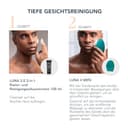 FOREO Gentelman’s Choice LUNA 4 MEN Set - Gesichtsreinigungsbürste für Haut & Bart + LUNA 2-in-1 Rasiergel & Gesichtsreiniger, 100 ml - Straffende Hautpflege Männer - mit App - USB-aufladbar - 2