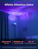 Govee Lampada da Terra Uplighter Tri-Zone Independent, Lampada Illuminazione Ondulata RGBIC, Fnziona con Matter e Alexa, 80+ modalità scena, 1000LM, 2700-6500K, Ideale per Soggiorno, Camera da Letto - 3