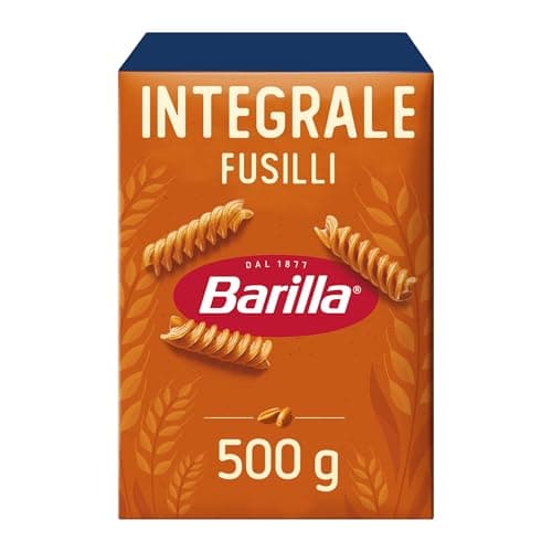 Barilla Pasta Corta, Fusilli Integral, 500g
