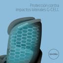Maxi-Cosi Emerald 360 S i-Size, Silla coche bebé giratoria 360°multiedad, 0-12 años (40-150 cm), 360° FlexiSpin, 4 posiciones reclinación, Protección contra impactos laterales G-CELL, Tonal Graphite - 5