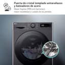 LG F4DR6009AGM - Lavadora Secadora Inteligente, 9/6kg, AI Direct Drive, 1400rpm, Carga Frontal, TurboWash 360º, Vapor Steam, Serie 600, Inox Grafito - 10