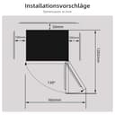 CHIQ Kühlschrank mit Gefrierfach No Frost | 356 L | 200 cm H, 60 cm B, 63 cm T| Smart Kontrol, Eco Mode, Leise 35 dB | 4-Sterne-Gefrieren, Schnellkühlung, LED-Touch-Display | FBM351NEI42 - 16