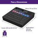 YAMAHA FGDP-50 Finger Drum Pad – Pad de Batería Electrónico Avanzado, Pads Ultra Sensibles, 48 Kits Preestablecidos, 1.500 Sonidos, Altavoz Incorporado, USB MIDI/Audio, Batería Recargable, Entrada AUX - 2