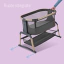 Maxi-Cosi Iora Air Lettino neonato, co-sleeping con materasso imbottito, funzione dondolo, regolabile in altezza, reclinabile,tessuti riciclati ecologici e traspiranti, 0-9 kg, Beyond Graphite - 5