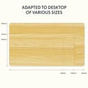 FLEXISPOT 100X60cm Escritorio Elevable Eléctrico con Tablero Entero, Standing Desk, Mesa Elevable Escritorio de Elevable con 4 Opciones de Memoria Inteligente para Oficina y Hogar(Arce) - 2