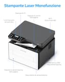 PANTUM BM4209DW Stampante Laser Multifunzione WIFI, Stampa Fronte e Retro Automatica Bianco e Nero, 3in1(Stampa/Copia/Scan), 30ppm, USB，Wireless, Display LCD, Inbox Toner 1000 Pagine, Cavo USB incluso - 10