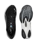 PUMA Mens Deviate Nitro 4 Road Running Shoes Black/White 9 UK - 6