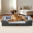 Casa Paw Orthopaedic Waterproof Dog Bed for Extra Large Dogs, Memory Foam, XL Dog Bed with Sides, Egg Crate Foam and Non-Slip Base, Jumbo Dog Couch Bed with Washable - 3