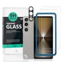 Ibywind 2 Stück Panzer Schutz Glas für Sony Xperia 1 VI 5G 6,5" mit Metall Kameraschutz, Rückseitenfolie, 9H Härte Schutzfolie, Blasenfrei - 1