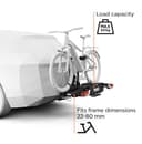 Thule EasyFold XT-Bike portabicicletas con Enganche de Remolque Negro, 2 Bicicletas Negro - 8