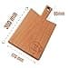 Tagliere Personalizzato in Legno con incisione- Regalo Originale per ogni occasione, Artigianale, Elegante Resistente - 2