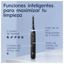 Oral-B iO 5 Cepillo de Dientes Eléctrico Negro Con 3 Cabezales y 1 Estuche de Viaje Blanco, 5 Modos De Cepillado Con Blanqueamiento Dental y Modo Sensible, Sensor De Presión, Diseñado por Braun - 3