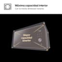 LG MJ3965BPS - Horno Microondas, 4 en 1, con Display Digital, de 39 Litros y 1100 W, Función Smart Inverter y EasyClean, Cocina Más Rápido, Mantiene Sabor, Color Negro - 8