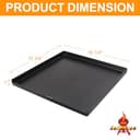 SafBbcue Piastra piatta realizzata per Genesis E/S 335/435, E-325S, EPX-335, EX-325S, S-325S, SA-E-325S/330, SE-E-325S, SE-SX-335 SMART GRILL, SP-E-325S, SPX-435, SX-335, sostituisce Wee. ber 7672 - 2