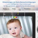 Vtech Smart Babyphone mit 2 Kameras, 1080p-FHD-Kamera und 5"-HD-IPS-Bildschirm, WLAN, Geräusch-/Bewegungserkennung, Temperatursensor, geteiltem Bildschirm, Schwenk-Neige-Zoom-Funktion: VM901-2W - 13