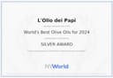 L'Olio dei Papi, Aceite de Oliva Extra Virgen Italiano, 100% Italiano, Prensado en Frío, 5L, Premiado con Oro y Plata en Competiciones Mundiales - 9
