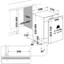 INDESIT I3I D741O - Lavastoviglie da Incasso 14 Coperti, 9 Programmi, Ciclo Rapido 28 Minuti, Push&Go 85 Minuti, Silenziosa, Partenza Ritardata - Elettrodomestici Cucina Classe C 59.8Lx82Hx55.5P - 5