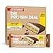 Enervit The Protein Deal Crispy Cookie Treat, Barritas Proteicas, Sabor Galleta y Chocolate con Leche, 20g de Proteínas, 1,1g de Azúcares, Snack Delicioso y Saludable, Sin Gluten, 12 Barritas de 55g - 1