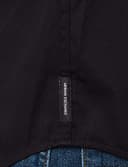 Armani Exchange Herren Stretch Satin Slim Freizeithemd, Schwarz, S - 5