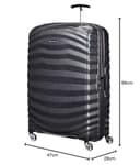 Samsonite Lite-Shock - Spinner S, Handgepäck, 55 cm, 36 L, Schwarz (Black) - 13