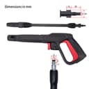 Pistola pulverizadora de Repuesto con Lanza de Chorro, Compatible con Algunas lavadoras a presión Black & Decker, Annovi Reverberi AR, Bosch, Makita, Michelin, - 4