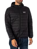 EA7 Emporio Armani Giubbotto Piumino Uomo Down Jacket 8NPB24PNGPZ 8058997870726 - Nero Nero Argento 1200 - 2