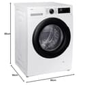Samsung Waschmaschine WW5000D, WW1EDG5B25AEEG, 11 kg mit SuperSpeed 39', AI EcoBubble - 7