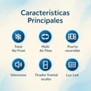 VOK Frigorífico 2 Puertas Blanco EVR-190NEW | No Frost | Motor Inverter | 10 Años Garantía | 190L - 3
