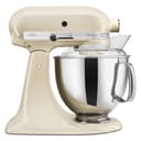 Kitchenaid Planetaria - Artisan - Robot da Cucina con testa inclinabile e 7 accessori - 4.8 L - Impastatrice - Color Crema - 1