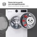 LG F2X50S8TLB - Lavadora Inteligente, 9kg, AI Direct Drive, TurboWash 360º, 1200rpm, Fondo reducido, Un 30% más eficiente que A, Serie 500, Blanca - 11
