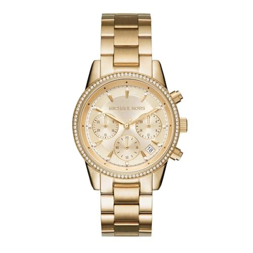 Michael Kors Ritz MK6356 Cronógrafo para Mujeres con Zircones