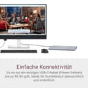Dell 32 Plus Monitor - S3225QC, 4K UHD (3840x2160), 120Hz, QD OLED, 0.03ms, AMD FreeSync Premium Pro, HDR True Black 400, Dolby Vision, Eingebaute Lautsprecher, 3 USB-C, HDMI, 3 Jahre Garantie - 6
