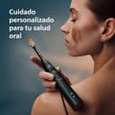 Philips Sonicare DiamondClean 9900 Prestige cepillo dental eléctrico, con SenseIQ y app, 5 modos, 3 intensidades, estuche de viaje cargador, negro, modelo HX9992/43, Negro, 4 Cabezales - 2